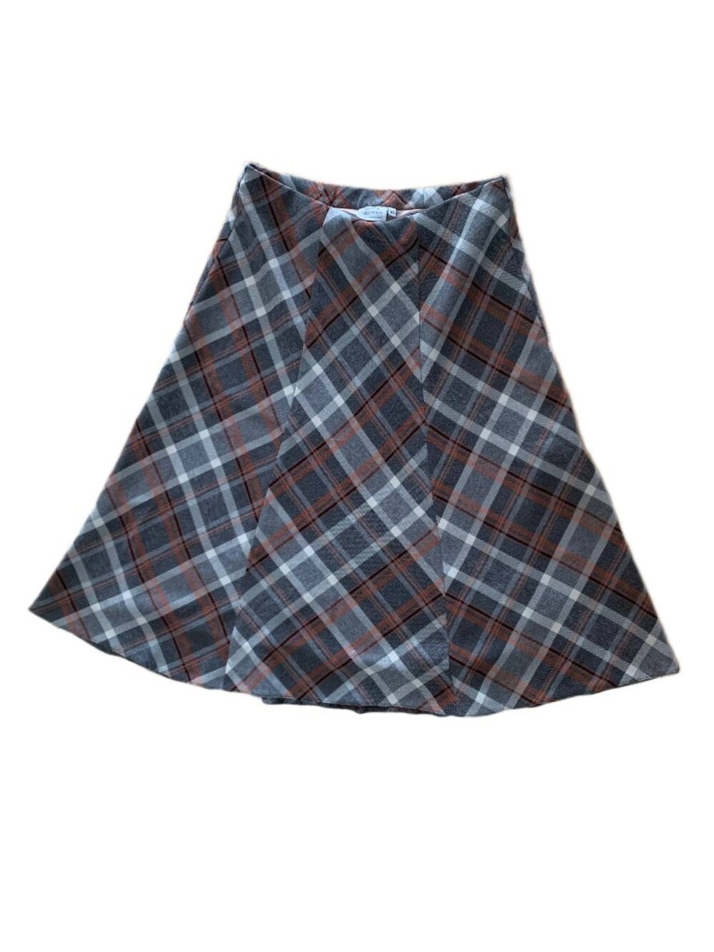 Honor Millburn Classic Feminine Wool Blend Skirt Brown Gray Size 10